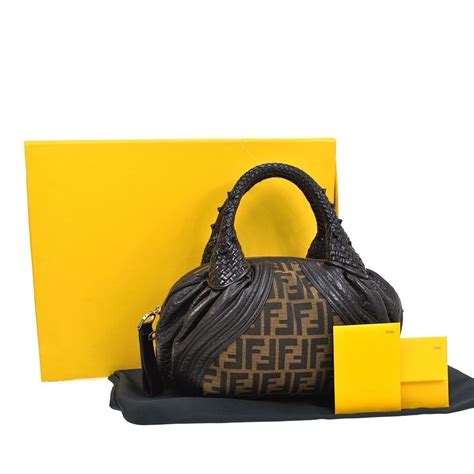 fendi zucca bag history|authentic fendi zucca handbags.